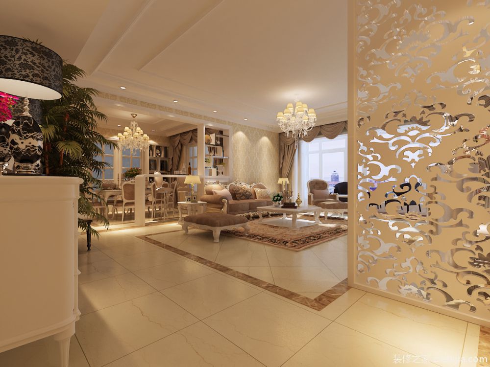 2024全屋定制裝修設(shè)計歐式古典隔斷要注意哪些？該如何搭配？