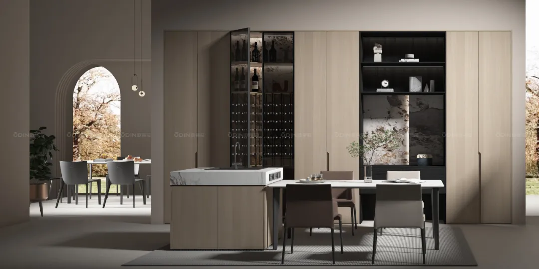 家居色彩新風(fēng)尚，絕美餐邊柜配色絕了！