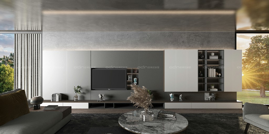 電視柜裝修風(fēng)格全屋定制效果圖大全2