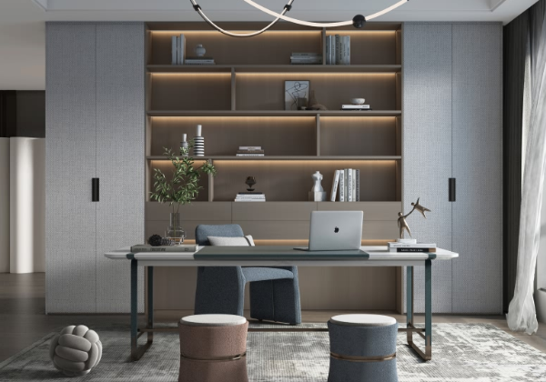 定制家具加盟：定制書(shū)柜要不要做到頂呢?